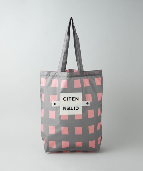 CITEN（シテン）の「＜CITEN＞くるくるパッチンジオメチェック（エコバッグ/サブバッグ・レディース・ライトグレー/ライトブルー/シャーベット・FREE）」の21枚目の写真