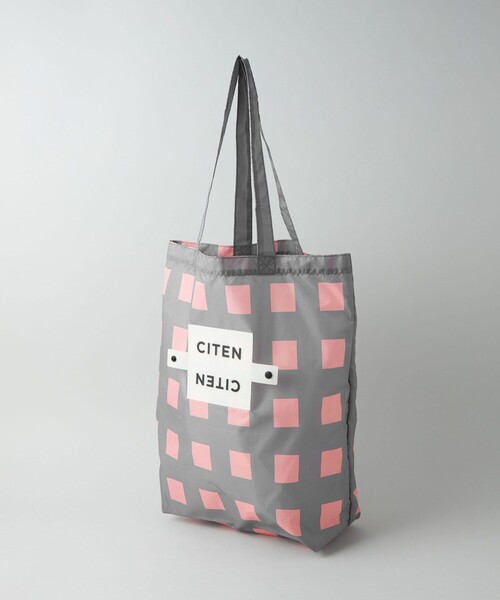 CITEN（シテン）の「＜CITEN＞くるくるパッチンジオメチェック（エコバッグ/サブバッグ・レディース・ライトグレー/ライトブルー/シャーベット・FREE）」の22枚目の写真