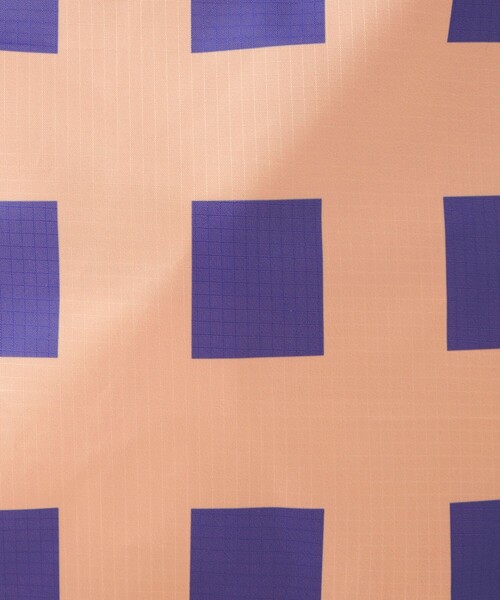 CITEN（シテン）の「＜CITEN＞くるくるパッチンジオメチェック（エコバッグ/サブバッグ・レディース・ライトグレー/ライトブルー/シャーベット・FREE）」の4枚目の写真