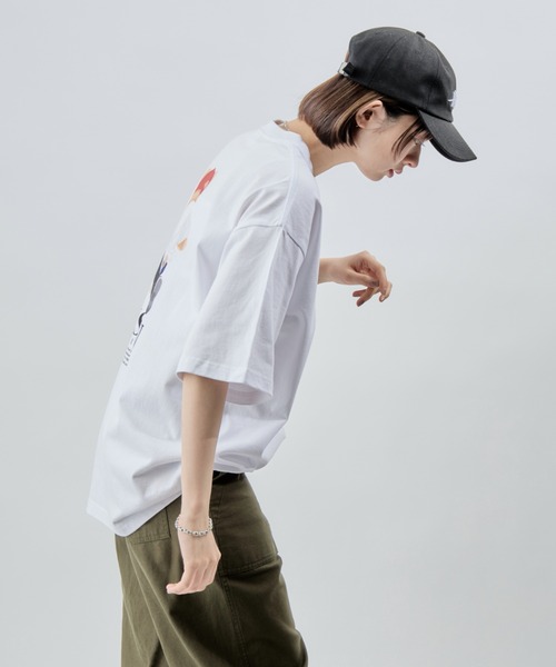 VISION STREET WEAR（ヴィジョンストリートウェア）の「VISION STREET WEAR/ヴィジョンストリートウェアー Bear SkateグラフィックプリントTシャツ(限定展開)(UNISEX)（Tシャツ/カットソー・メンズ・ブラック/グリーン/ホワイト・X-LARGE/LARGE/MEDIUM）」の6枚目の写真