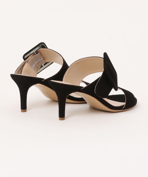 FABIO RUSCONI（ファビオルスコーニ）の「【FABIO RUSCONI/ファビオルスコーニ】バックルデザイン レザー サンダル（サンダル・レディース・ブラック・36/37/38/39）」の2枚目の写真