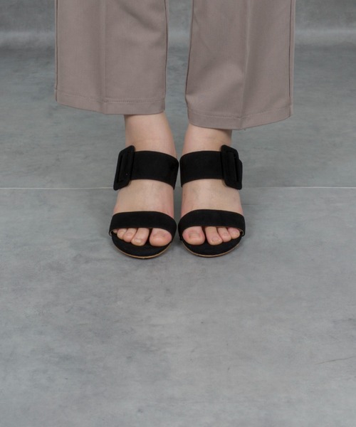 FABIO RUSCONI（ファビオルスコーニ）の「【FABIO RUSCONI/ファビオルスコーニ】バックルデザイン レザー サンダル（サンダル・レディース・ブラック・36/37/38/39）」の11枚目の写真