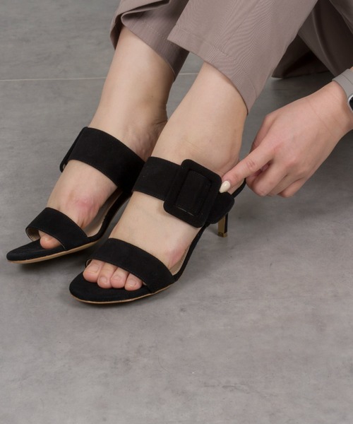 FABIO RUSCONI（ファビオルスコーニ）の「【FABIO RUSCONI/ファビオルスコーニ】バックルデザイン レザー サンダル（サンダル・レディース・ブラック・36/37/38/39）」の9枚目の写真