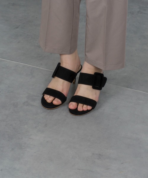 FABIO RUSCONI（ファビオルスコーニ）の「【FABIO RUSCONI/ファビオルスコーニ】バックルデザイン レザー サンダル（サンダル・レディース・ブラック・36/37/38/39）」の10枚目の写真