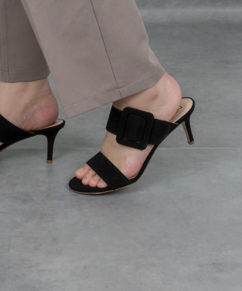 FABIO RUSCONI（ファビオルスコーニ）の「【FABIO RUSCONI/ファビオルスコーニ】バックルデザイン レザー サンダル（サンダル・レディース・ブラック・36/37/38/39）」の12枚目の写真