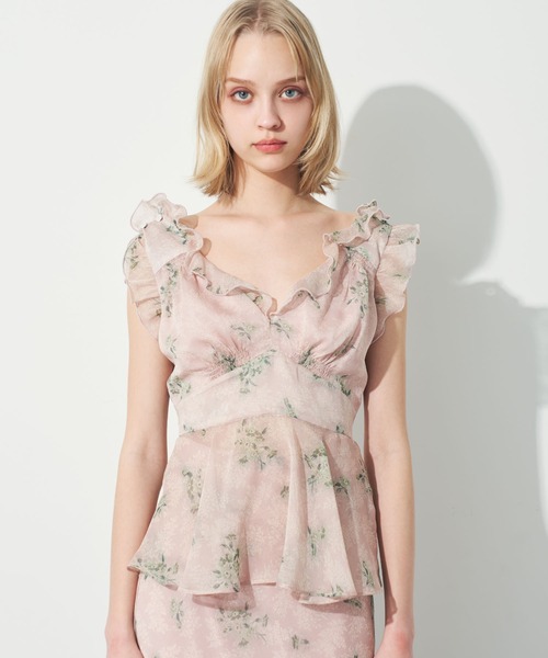 ME COUTURE(ミークチュール)の「エンドレッシ―フリルブラウス(シャツ/ブラウス・レディース・アイボリー/ライトグレー/ピンク・FREE)」の16枚目の写真