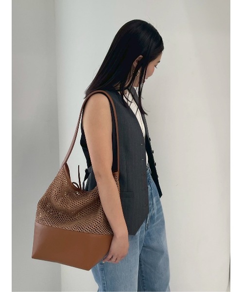 milaowenバックサテンオーバーサイズベスト Mila Owen｜バックサテンオーバーサイズベスト | Rakuten