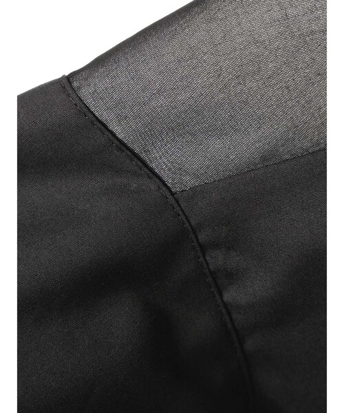 mizuiroind（ミズイロインド）の「mizuiro ind シアーワイドワンピース（ワンピース・レディース・ネイビー/ブラック/オフホワイト/チャコールグレー・FREE）」の9枚目の写真