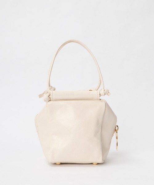 marco masi（マルコマージ）の「【MARCO MASI】キューブミニバッグ-LEATHER MINI SHOULDER BAG（ショルダーバッグ・レディース・レッド/アイボリー/シルバー・FREE）」の9枚目の写真