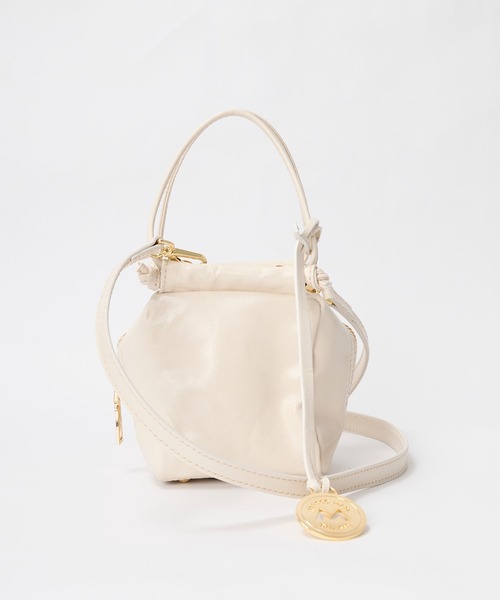 marco masi（マルコマージ）の「【MARCO MASI】キューブミニバッグ-LEATHER MINI SHOULDER BAG（ショルダーバッグ・レディース・レッド/アイボリー/シルバー・FREE）」の10枚目の写真