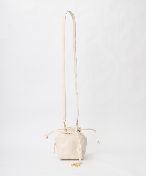 marco masi（マルコマージ）の「【MARCO MASI】キューブミニバッグ-LEATHER MINI SHOULDER BAG（ショルダーバッグ・レディース・レッド/アイボリー/シルバー・FREE）」の11枚目の写真