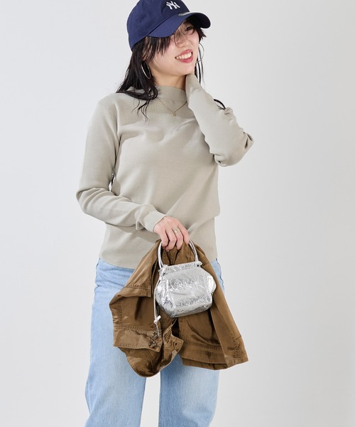 marco masi（マルコマージ）の「【MARCO MASI】キューブミニバッグ-LEATHER MINI SHOULDER BAG（ショルダーバッグ・レディース・レッド/アイボリー/シルバー・FREE）」の21枚目の写真