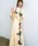 RUMCHE�i�����V�F�j�́uCrystal Flower Paint Dress / �N���X�^���t�����[�y�C���g�h���X�i�����s�[�X�j�v�b�C�G���[