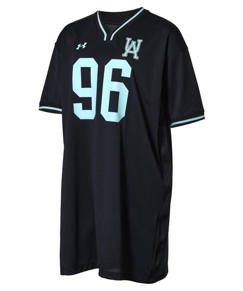 UNDER ARMOUR(アンダーアーマー)の「UAメッシュ ドレス(ライフスタイル/レディース)(Tシャツ/カットソー・レディース・ブラック・L/XL/M/S)」の1枚目の写真