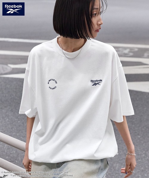 【REEBOK】◆モノグラム ロゴ クロップド Tシャツ◆【送料無料】 ビッグロゴ クロップド Tシャツ / CL AE BIG LOGO CROP TEE