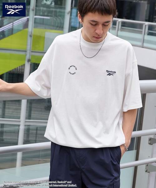 【REEBOK】◆モノグラム ロゴ クロップド Tシャツ◆【送料無料】 Reebok tシャツ ビッグロゴ クロップド Tシャツ / CL AE BIG