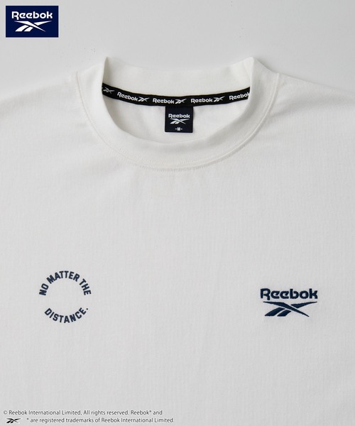 Reebok/リーボック 別注 ダブルロゴ刺繍/プリント ドロストオーバー