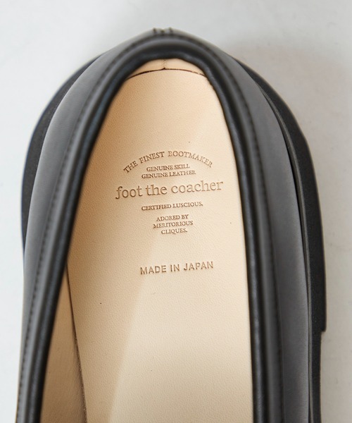 foot the coacher（フットザコーチャー）の「FT BIT LOAFER HARDNESS 60 SOLE（ローファー・メンズ・ブラック・26/27）」の6枚目の写真