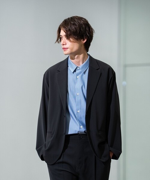 CITY TOKYO（シティトウキョウ）の「Ractive テーラードジャケット（テーラードジャケット・メンズ・ブラック/ベージュ・3/2/1）」の4枚目の写真