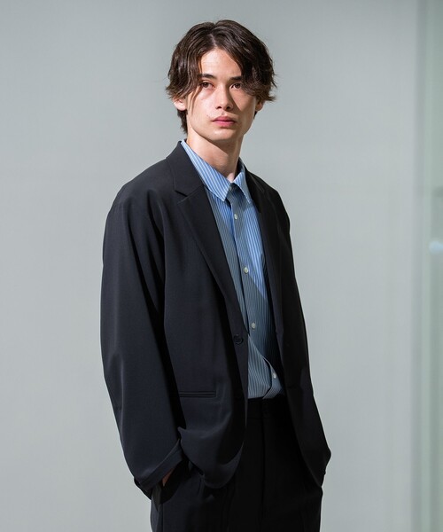 CITY TOKYO（シティトウキョウ）の「Ractive テーラードジャケット（テーラードジャケット・メンズ・ブラック/ベージュ・3/2/1）」の5枚目の写真