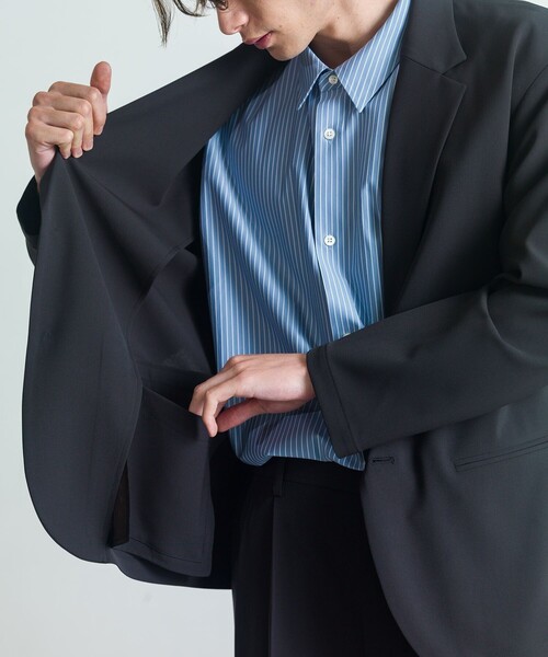 CITY TOKYO（シティトウキョウ）の「Ractive テーラードジャケット（テーラードジャケット・メンズ・ブラック/ベージュ・3/2/1）」の16枚目の写真