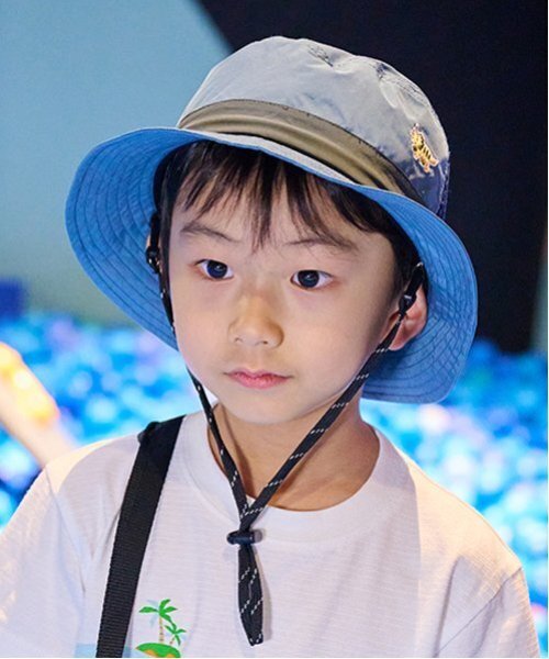 kladskap（クレードスコープ）の「恐竜アウトドアハット（ハット・キッズ・ライトカーキ/マスタード/ブルー系その他・51-53cm/S(48-50cm)/L(54-56cm)）」の14枚目の写真