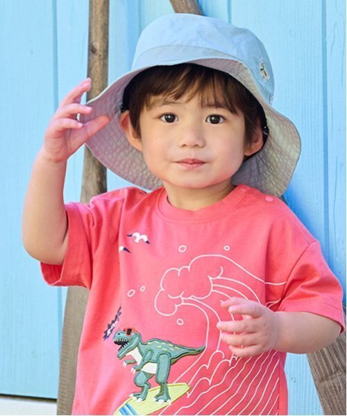 kladskap（クレードスコープ）の「恐竜アウトドアハット（ハット・キッズ・ライトカーキ/マスタード/ブルー系その他・51-53cm/S(48-50cm)/L(54-56cm)）」の4枚目の写真