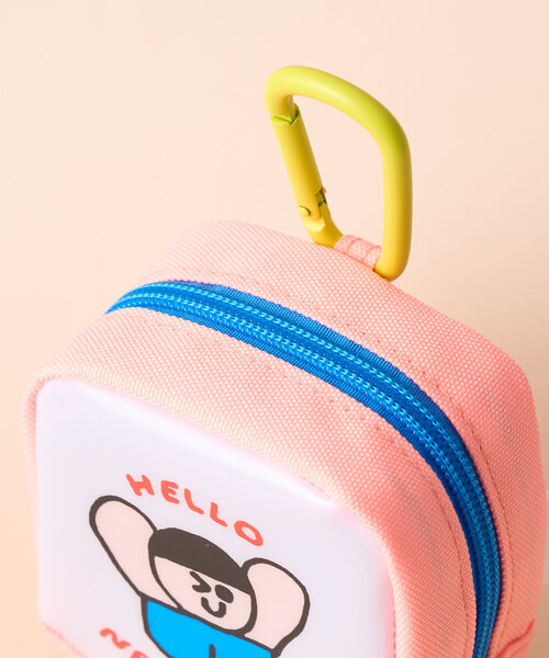 BIRTHDAY BAR（バースデイバー）の「【maitoparta　マイトパルタ】カラビナ付きミニポーチ（ポーチ・レディース・ピンク/ブルー/レッド・0）」の10枚目の写真