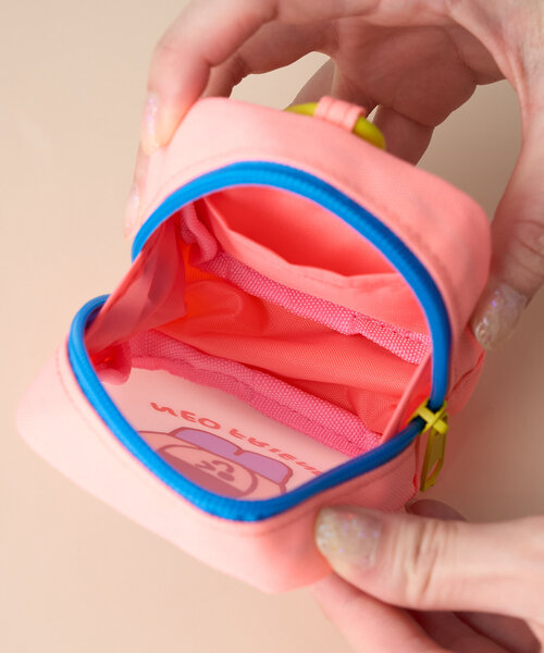 BIRTHDAY BAR（バースデイバー）の「【maitoparta　マイトパルタ】カラビナ付きミニポーチ（ポーチ・レディース・ピンク/ブルー/レッド・0）」の15枚目の写真