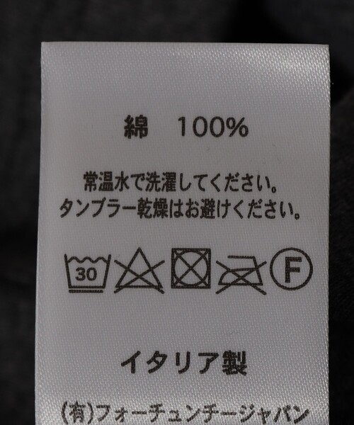 gicipi（ジチピ）の「gicipi:クルーネック TEE（CRISTALLO）（Tシャツ/カットソー・レディース・グレー/ブラック/ライトブルー/ホワイト・ONE SIZE）」の13枚目の写真