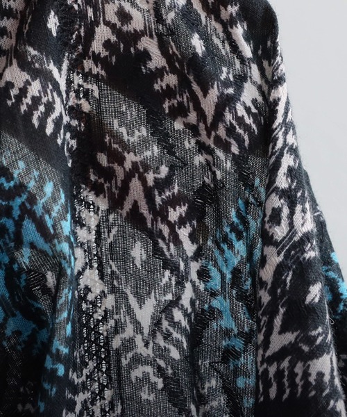 antiqua（アンティカ）の「ドビープリントワンピース（ワンピース・レディース・ブルー系その他/ブラックミックス・ONESIZE）」の20枚目の写真