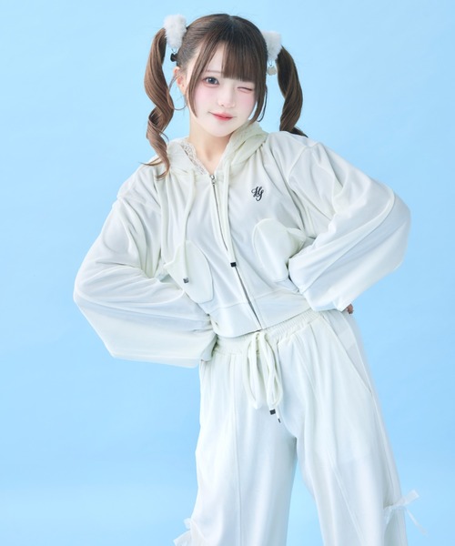 お嬢ベロアセットアップ（セットアップ）｜Hauls（ハウルズ）の