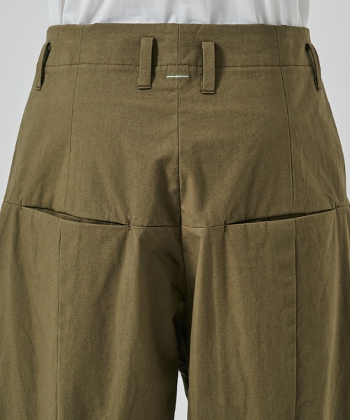 SHINYAKOZUKA（シンヤコヅカ）の「【SHINYAKOZUKA】別注 UPCYCLED BAGGY（チノパンツ・メンズ・ダークグリーン/ブラック・S/M）」の17枚目の写真