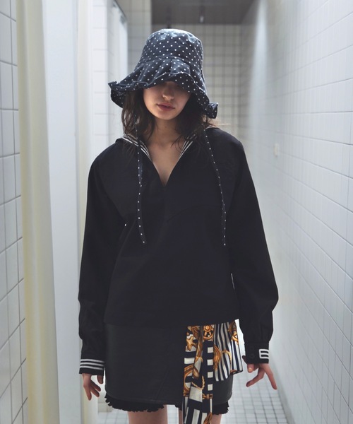 ORIENT MILLINERY(オリエント ミリナリー)の「MIZRI【ミズリ】(ハット・レディース・ネイビー/ブラック/パープル・FREE)」の11枚目の写真