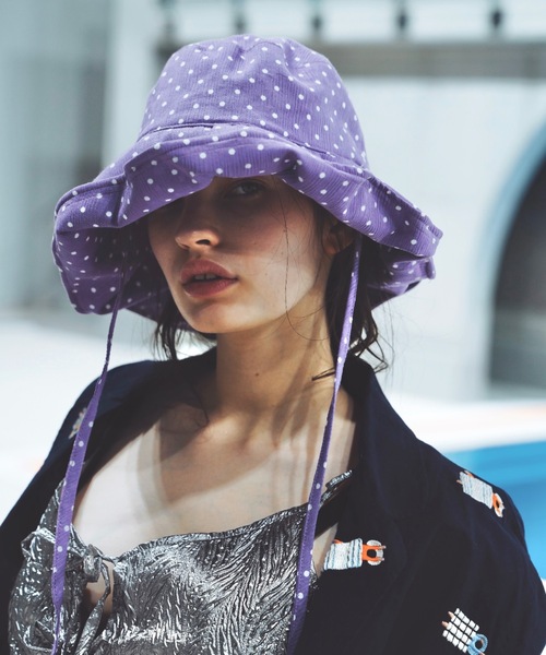 ORIENT MILLINERY(オリエント ミリナリー)の「MIZRI【ミズリ】(ハット・レディース・ネイビー/ブラック/パープル・FREE)」の6枚目の写真