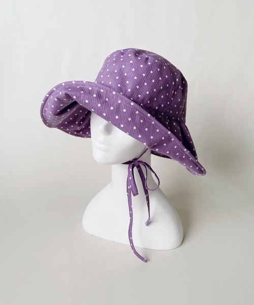 ORIENT MILLINERY(オリエント ミリナリー)の「MIZRI【ミズリ】(ハット・レディース・ネイビー/ブラック/パープル・FREE)」の15枚目の写真