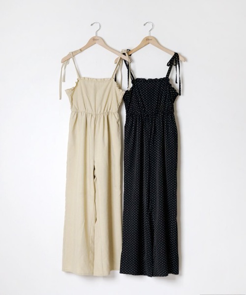 flower(フラワー)の「サマリーフリルロンパース(サロペット/オーバーオール・レディース・イエロー/ブラック・FREE)」の22枚目の写真