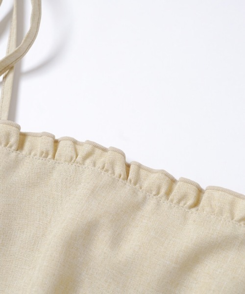 flower(フラワー)の「サマリーフリルロンパース(サロペット/オーバーオール・レディース・イエロー/ブラック・FREE)」の14枚目の写真