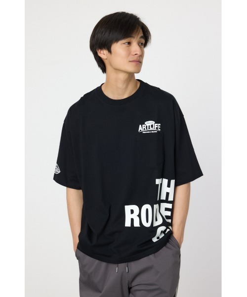 RODEO CROWNS ブラックTシャツ フリーサイズ RODEO CROWNS ロデオクラウンブラック Tシャツフリーサイズ