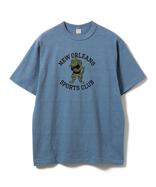 ウエアハウスTシャツ WAREHOUSE ウエアハウス カレッジ ロゴ Tシャツ M 黒赤 シングル