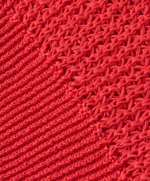 La boutique BonBon（ラブティックボンボン）の「【大人っぽカジュアル】前後２WAYざっくりクロップドベスト（ベスト・レディース・レッド/ホワイト/ミント・FREE）」の13枚目の写真