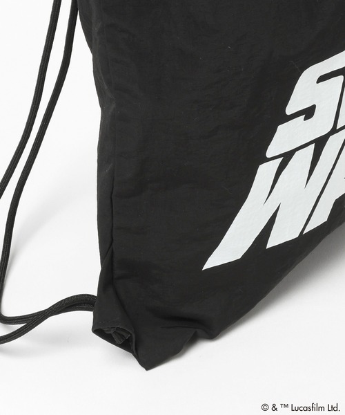 LOWRYS FARM（ローリーズファーム）の「ＳＴＡＲ　ＷＡＲＳ／ナップサック　451875（バックパック/リュック・キッズ・アイボリー/ブラック・FREE）」の14枚目の写真