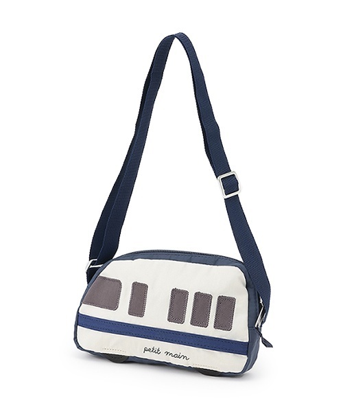 petit main（プティマイン）の「乗り物ショルダーバッグ２（ショルダーバッグ・キッズ・イエロー/ブルー/エメラルド・F）」の3枚目の写真