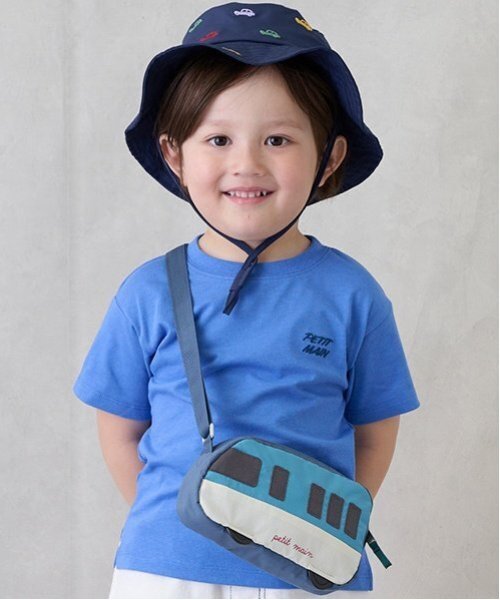 petit main（プティマイン）の「乗り物ショルダーバッグ２（ショルダーバッグ・キッズ・イエロー/ブルー/エメラルド・F）」の2枚目の写真