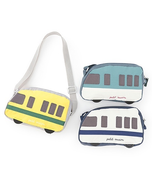 petit main（プティマイン）の「乗り物ショルダーバッグ２（ショルダーバッグ・キッズ・イエロー/ブルー/エメラルド・F）」の11枚目の写真