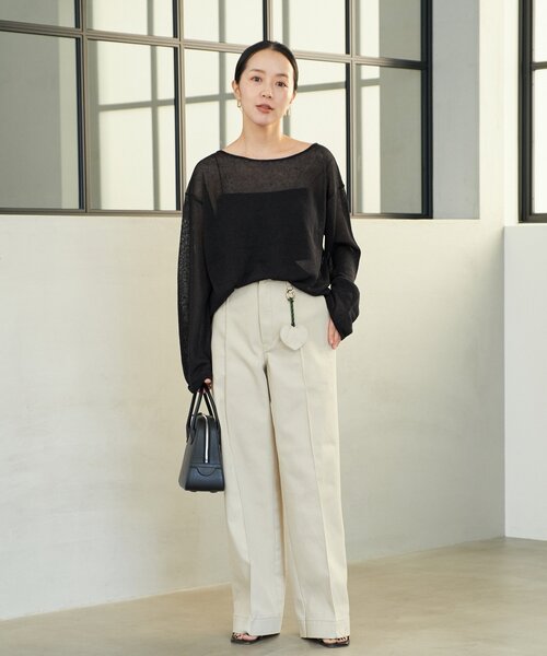 plage　Li/Ny SIMPLE プルオーバー セール】《追加》Li/Ny SIMPLE プルオーバー（ニット/セーター