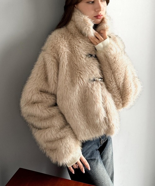 セール】【mily bilet】秋冬モードを盛り上げる素材感♪上品さと