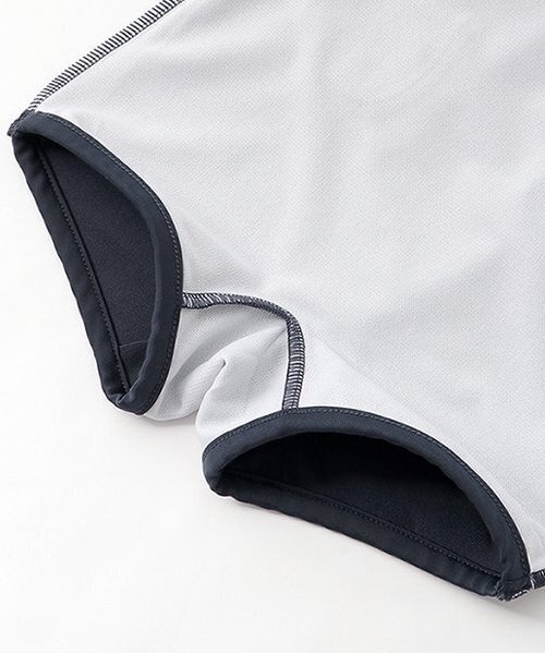 petit main(プティマイン)の「【SWIM】boysセーラー衿水着(水着・キッズ・ネイビー/アイボリー・80cm/70cm)」の8枚目の写真