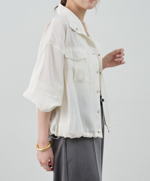シアーブルゾン〈新品未使用〉 notch.｜ラメシアーブルゾン | Rakuten Fashion(楽天