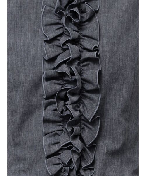 dazzlin(ダズリン)の「シュリンクフラワーフリルシャツ(シャツ/ブラウス・レディース・ブラック/ブラウン/ピンク/インディゴブルー/アイボリー・FREE)」の22枚目の写真